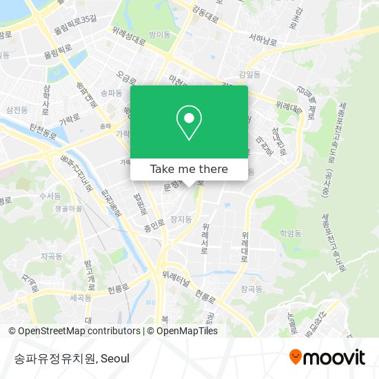 송파유정유치원 map