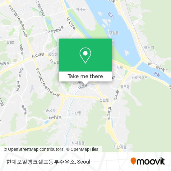 현대오일뱅크셀프동부주유소 map