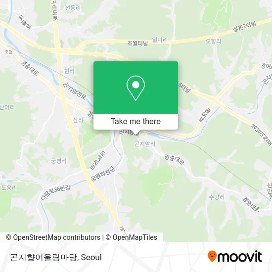 곤지향어울림마당 map