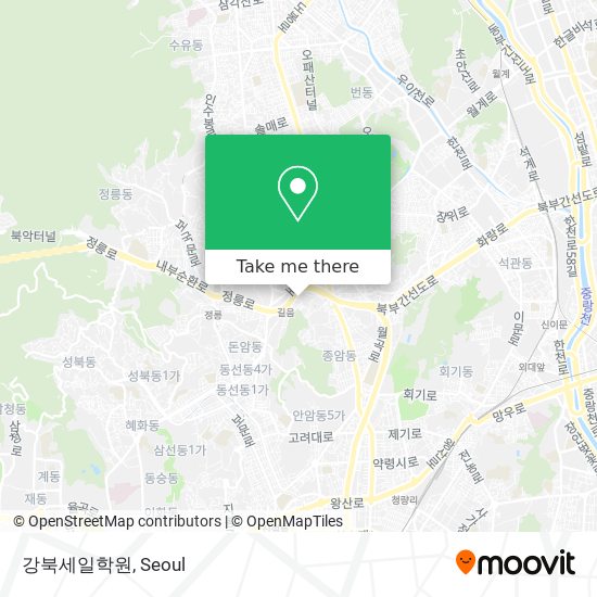 강북세일학원 map