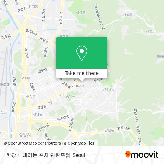 한강 노래하는 포차 단란주점 map