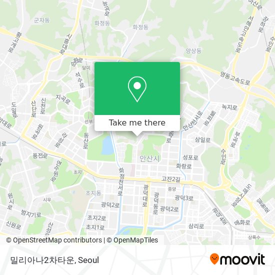 밀리아나2차타운 map