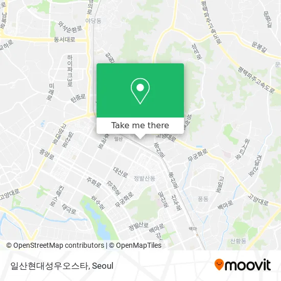 일산현대성우오스타 map