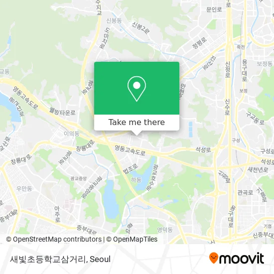 새빛초등학교삼거리 map