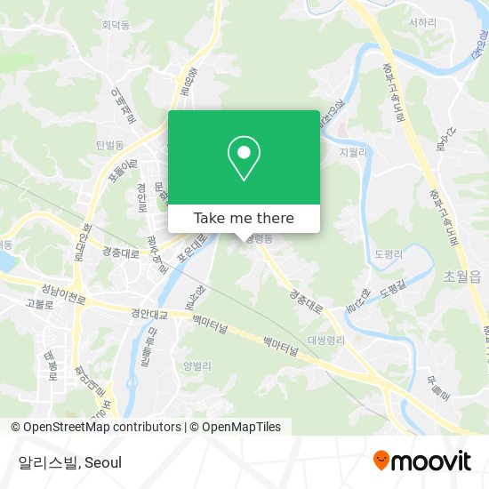알리스빌 map