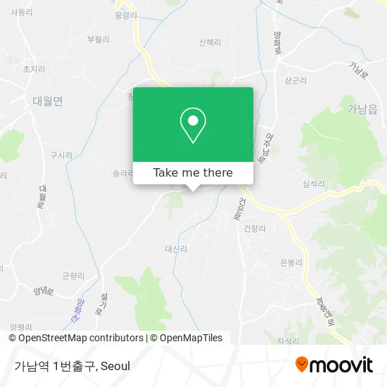 가남역 1번출구 map