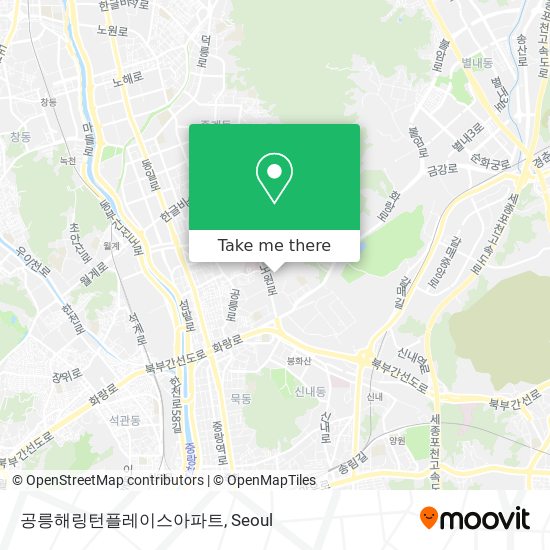 공릉해링턴플레이스아파트 map