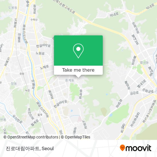 진로대림아파트 map
