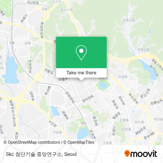 Skc 첨단기술 중앙연구소 map