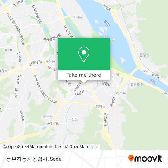 동부자동차공업사 map