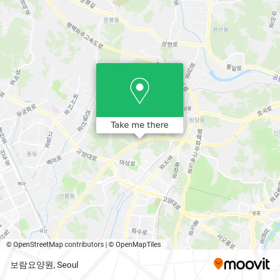 보람요양원 map