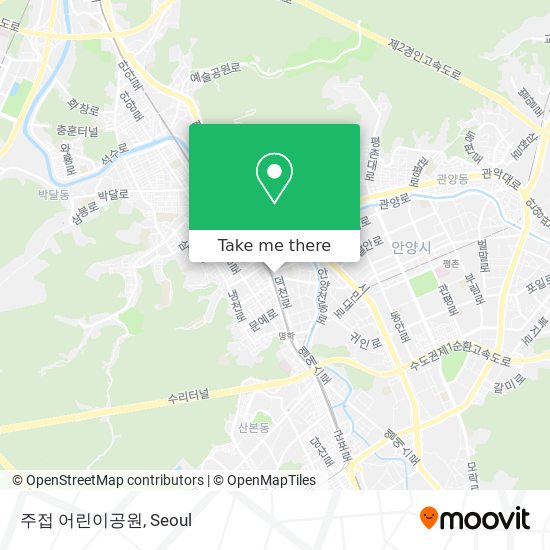 주접 어린이공원 map