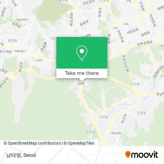 남태령 map
