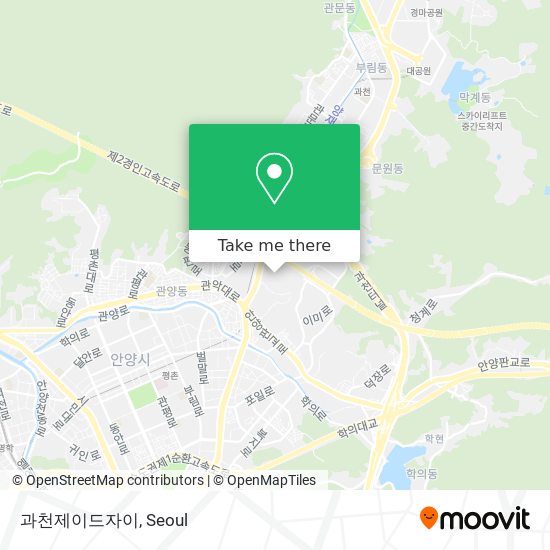 과천제이드자이 map