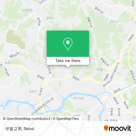 샛별교회 map