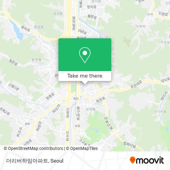 더리버하임아파트 map