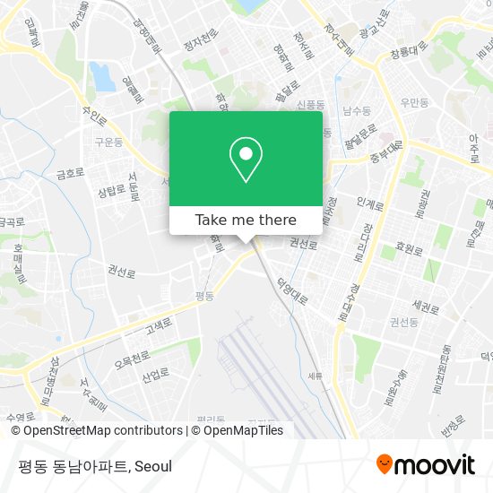 평동 동남아파트 map