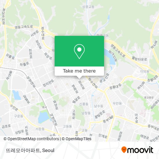 뜨레모아아파트 map