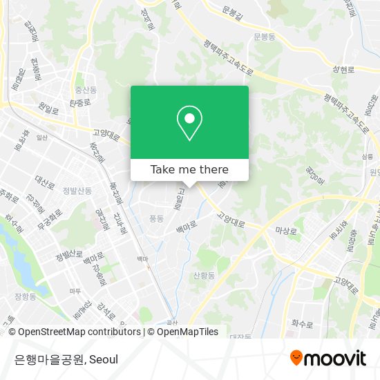 은행마을공원 map