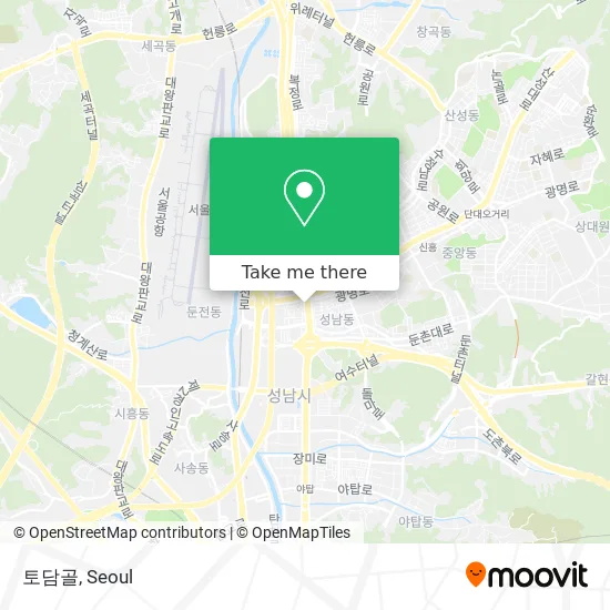 토담골 map