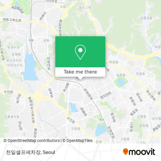 천일셀프세차장 map