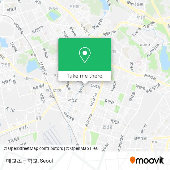 매교초등학교 map