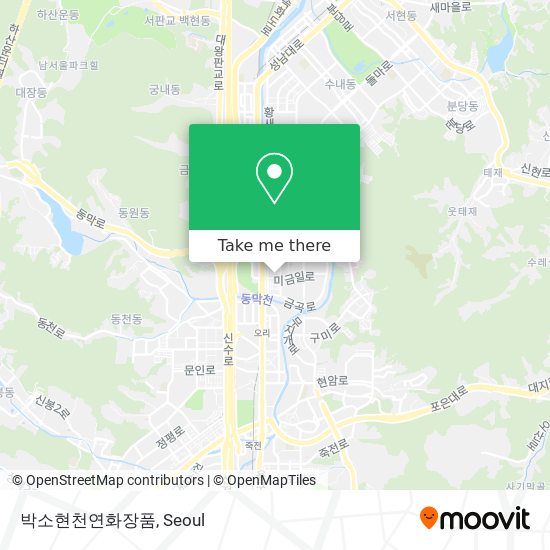 박소현천연화장품 map