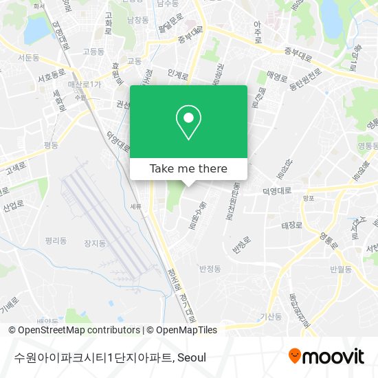 수원아이파크시티1단지아파트 map