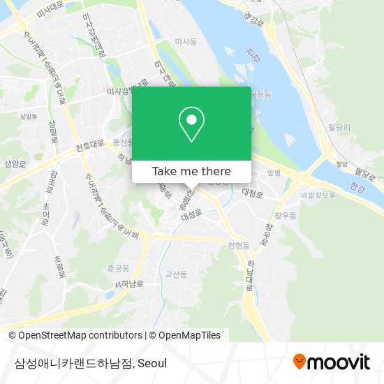 삼성애니카랜드하남점 map