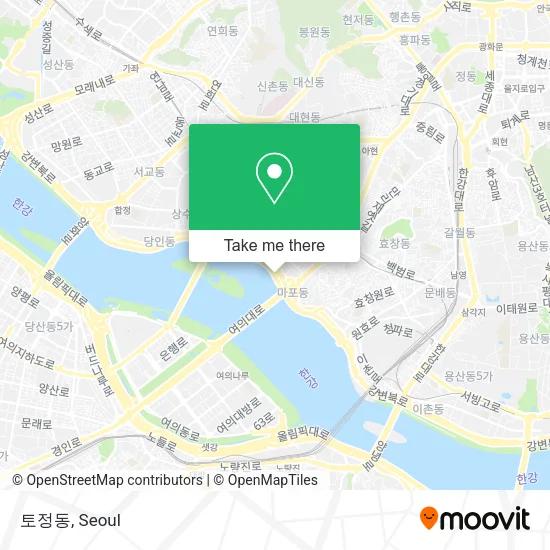 토정동 map