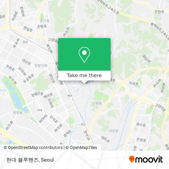 현대 블루핸즈 map