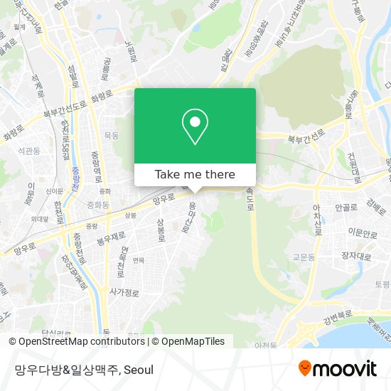 망우다방&일상맥주 map