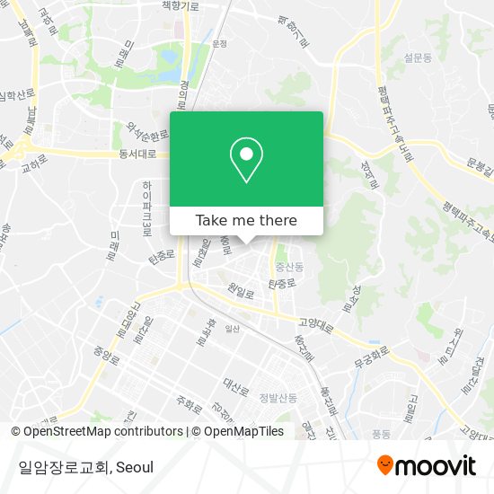 일암장로교회 map