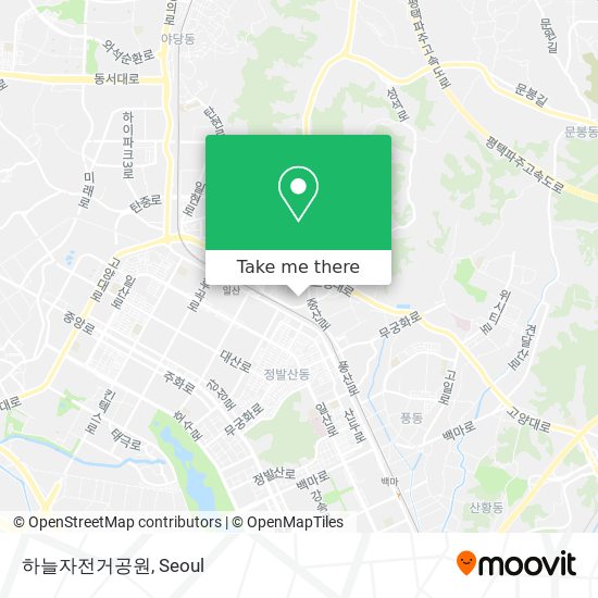 하늘자전거공원 map