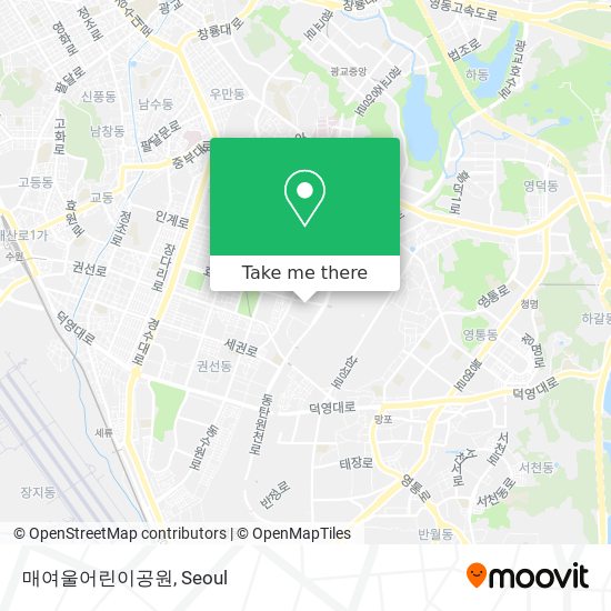 매여울어린이공원 map