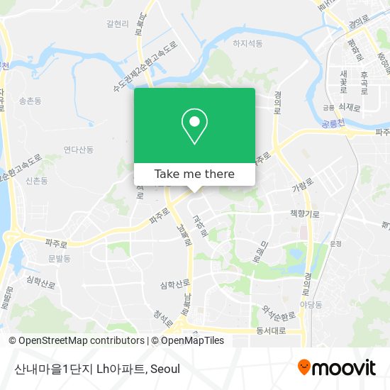 산내마을1단지 Lh아파트 map