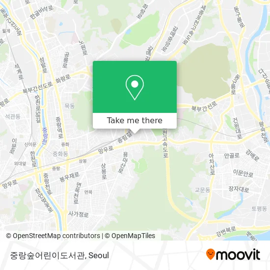 중랑숲어린이도서관 map