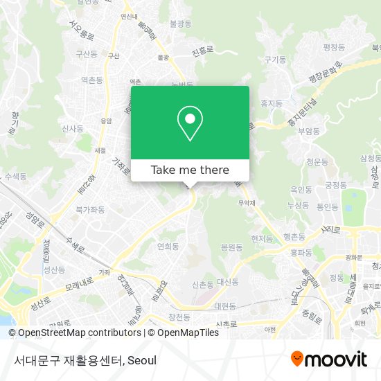 서대문구 재활용센터 map