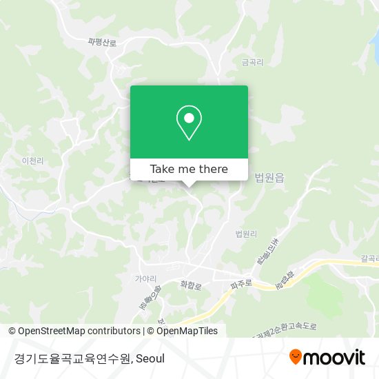 경기도율곡교육연수원 map