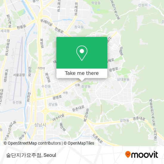 술단지가요주점 map