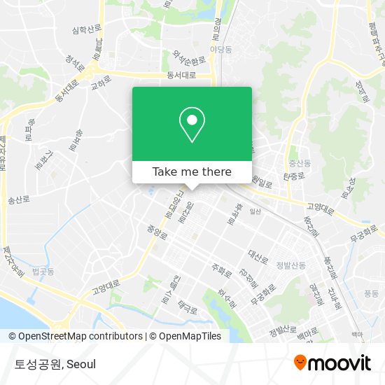 토성공원 map