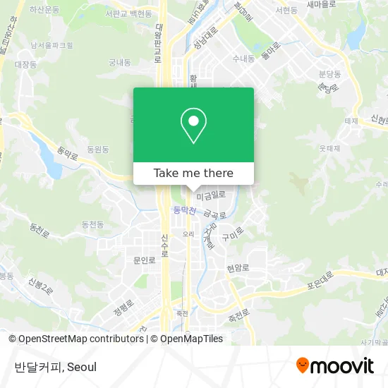 반달커피 map