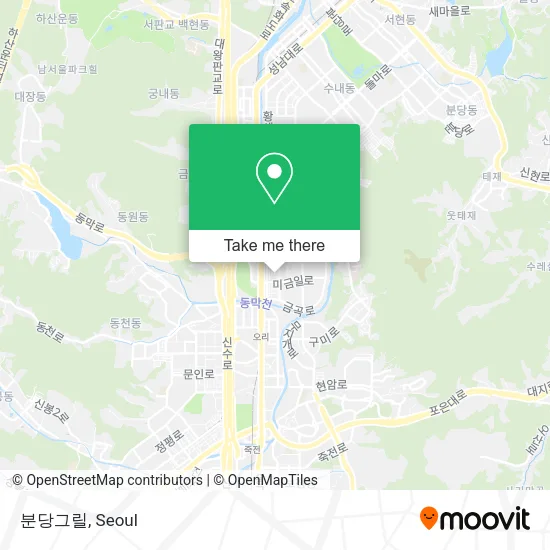 분당그릴 map