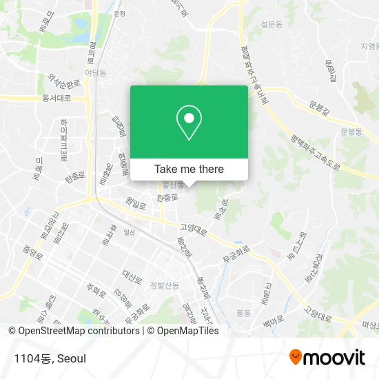 1104동 map