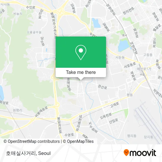 호매실사거리 map