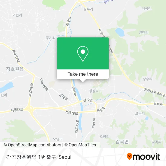 감곡장호원역 1번출구 map