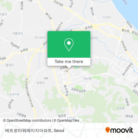 메트로타워예미지아파트 map