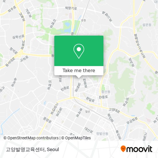 고양발명교육센터 map