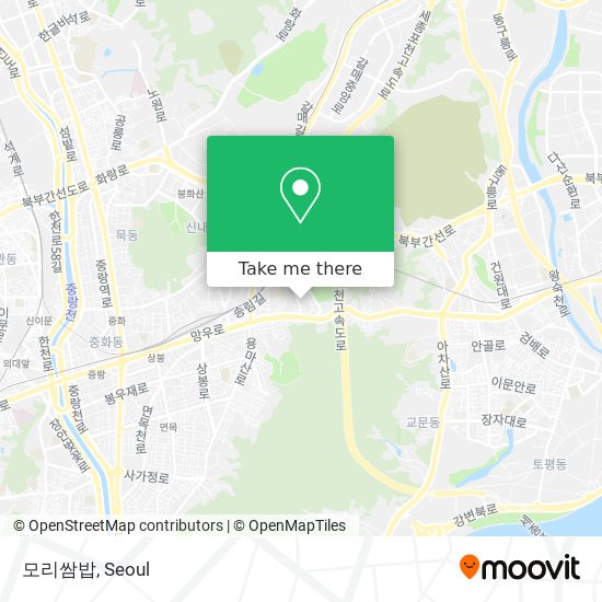 모리쌈밥 map