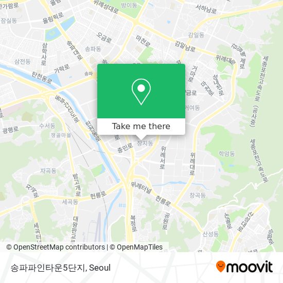 송파파인타운5단지 map